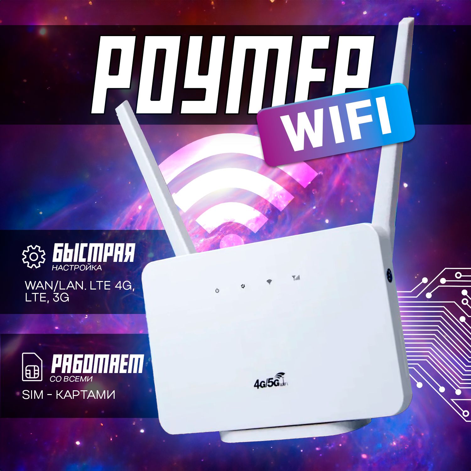 WiFi Роутер от сим карты; 4G; LTE