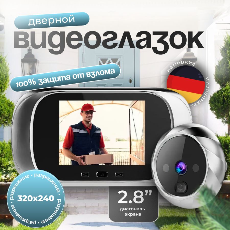 SMARTHOMEВидеодомофонSmartvideo,320x240,2.8