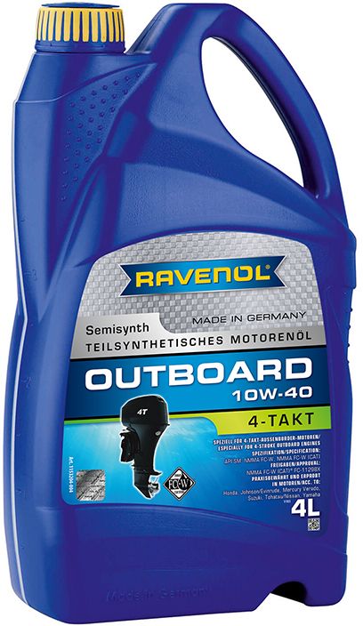 RAVENOL10W-40Масломоторное,Полусинтетическое,4л