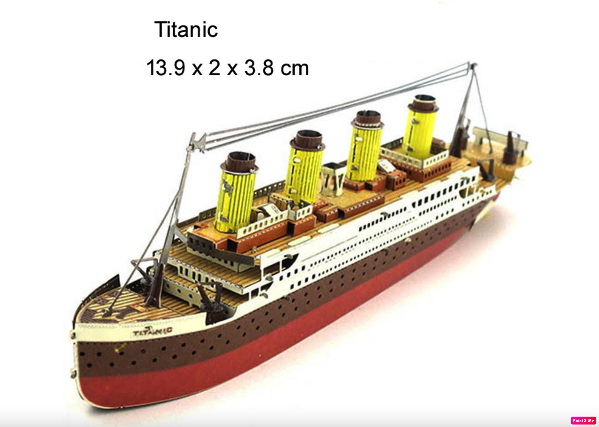 Конструктор 3D из металла корабль Titanic