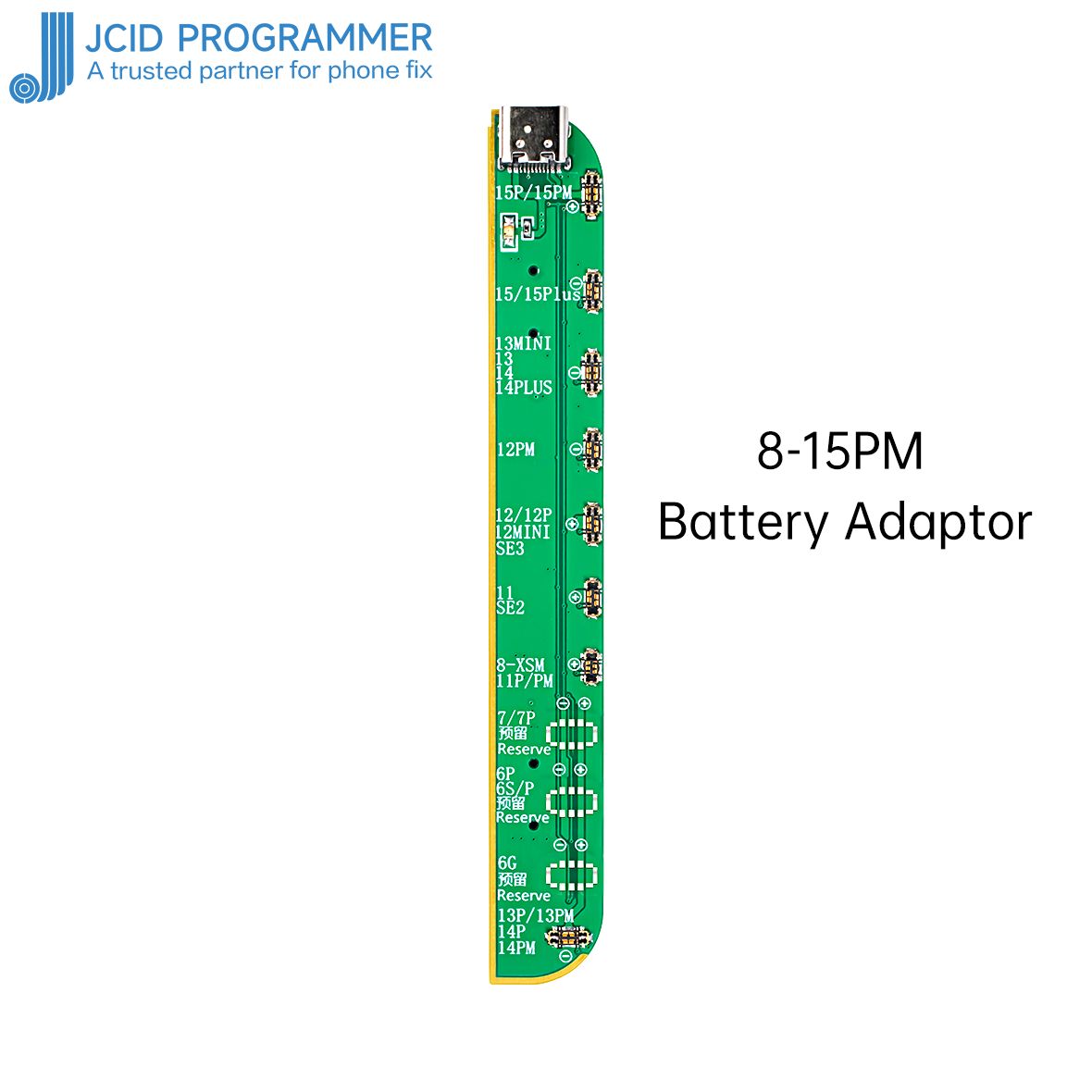 ПлатанапрограмматорJCIDV1SE/V1SPROBattery8-15ProMax