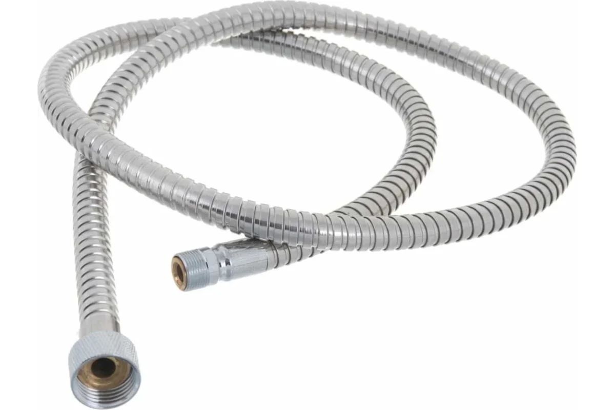 Стандарт. Излив 1/2. 5м усиленный. Шланг душевой гайка- штуцер для смесителя. Душевой шланг lemark le8055s.