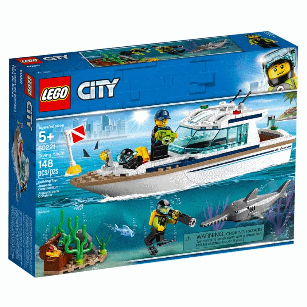 Lego city 60221 diving yacht on sale