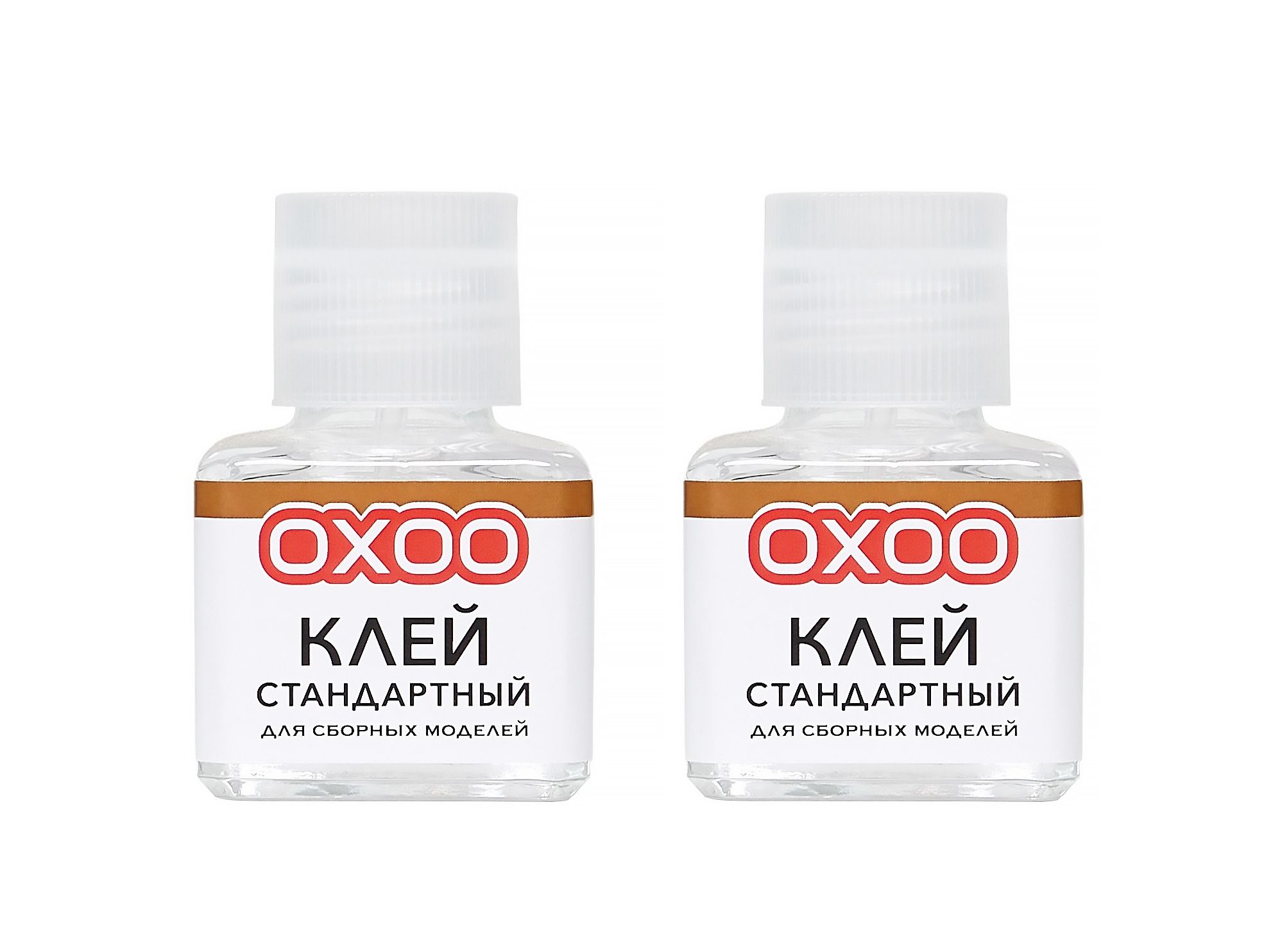 OXOO Клей Стандартный, Для сборных моделей, 40 мл, 2 шт