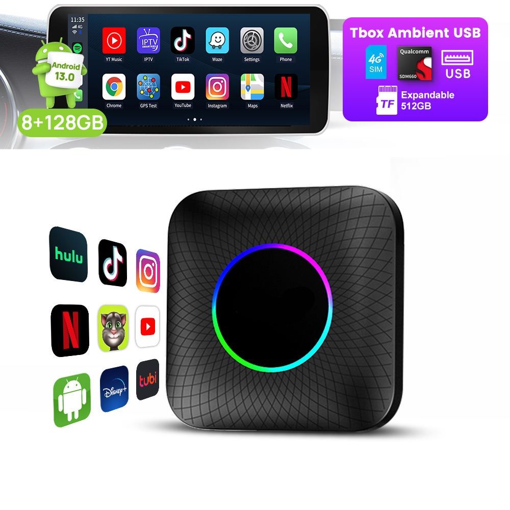 Беспроводной carplay android tbox ambient. Беспроводной carplay android tbox ambient