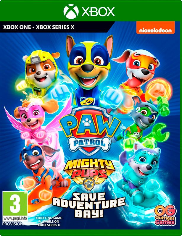 Игра Paw Patrol: Mighty Pups Save Adventure Bay (Xbox One, Xbox Series, Русские субтитры)