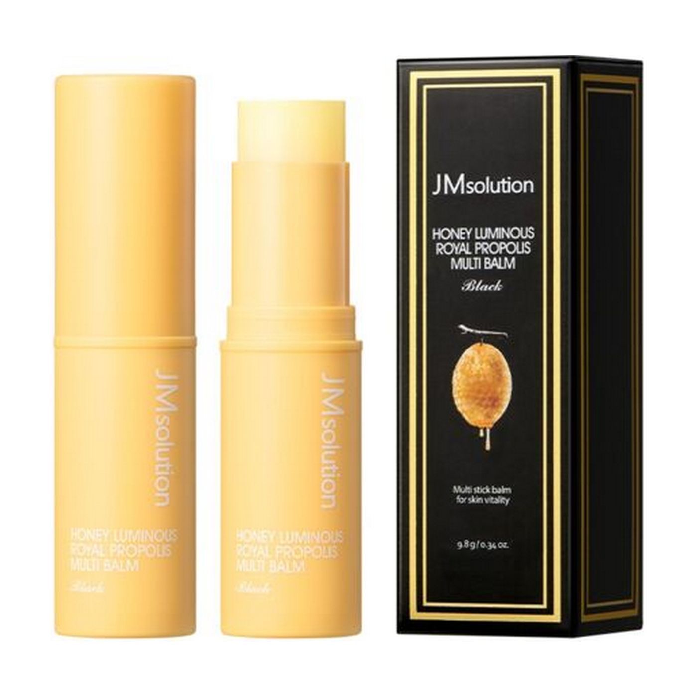 JMSolution Balm Honey Luminous Royal Propolis Multi Black (Увлажняющий стик для лица и губ)