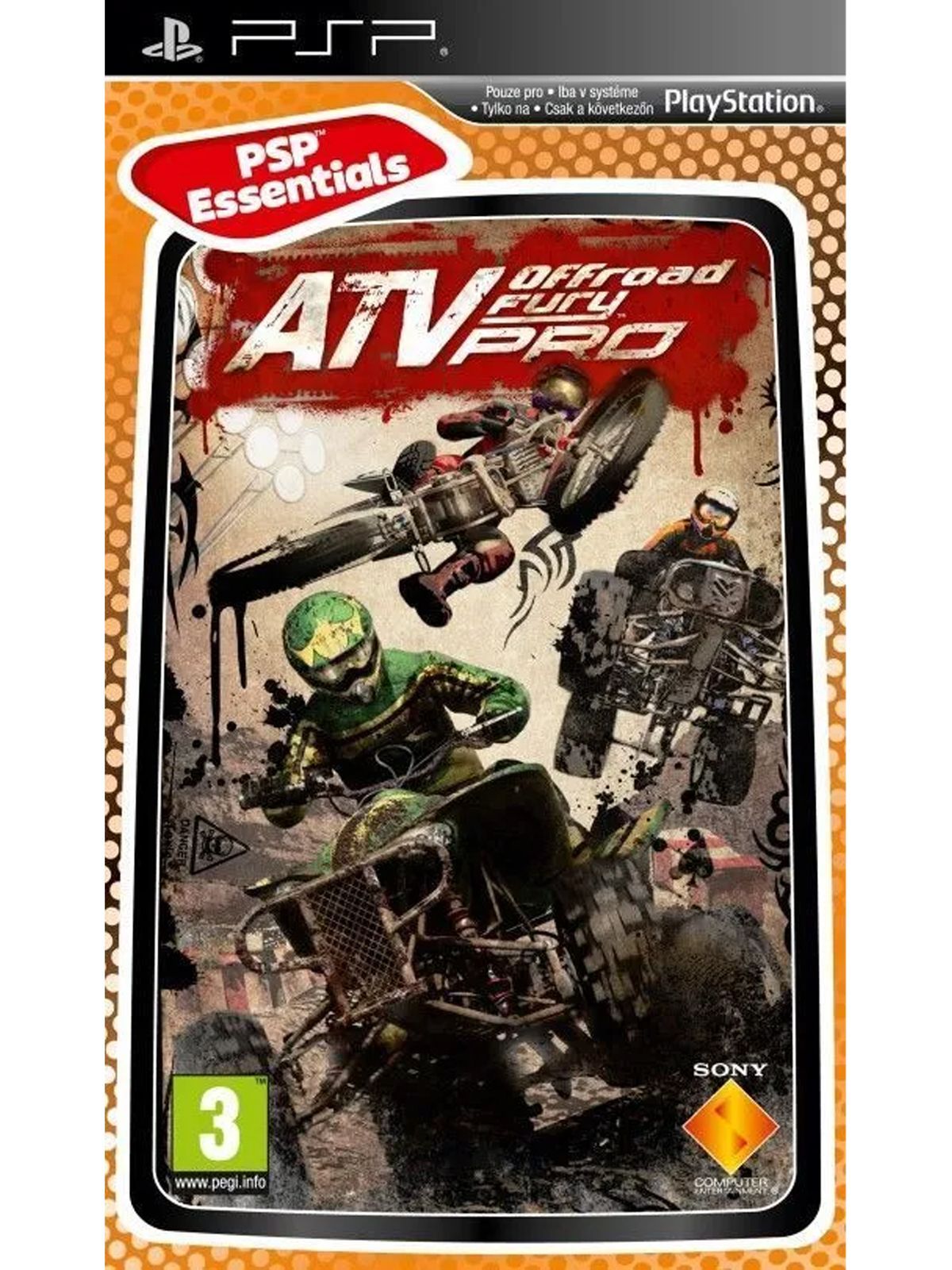 ATV Offroad Fury Pro ENG Видеоигра на диске PSP. Товар уцененный