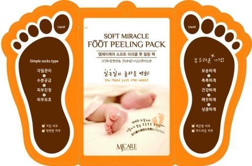 Mijin Маска-носочки для ног Soft Foot Pack, 2х15 мл