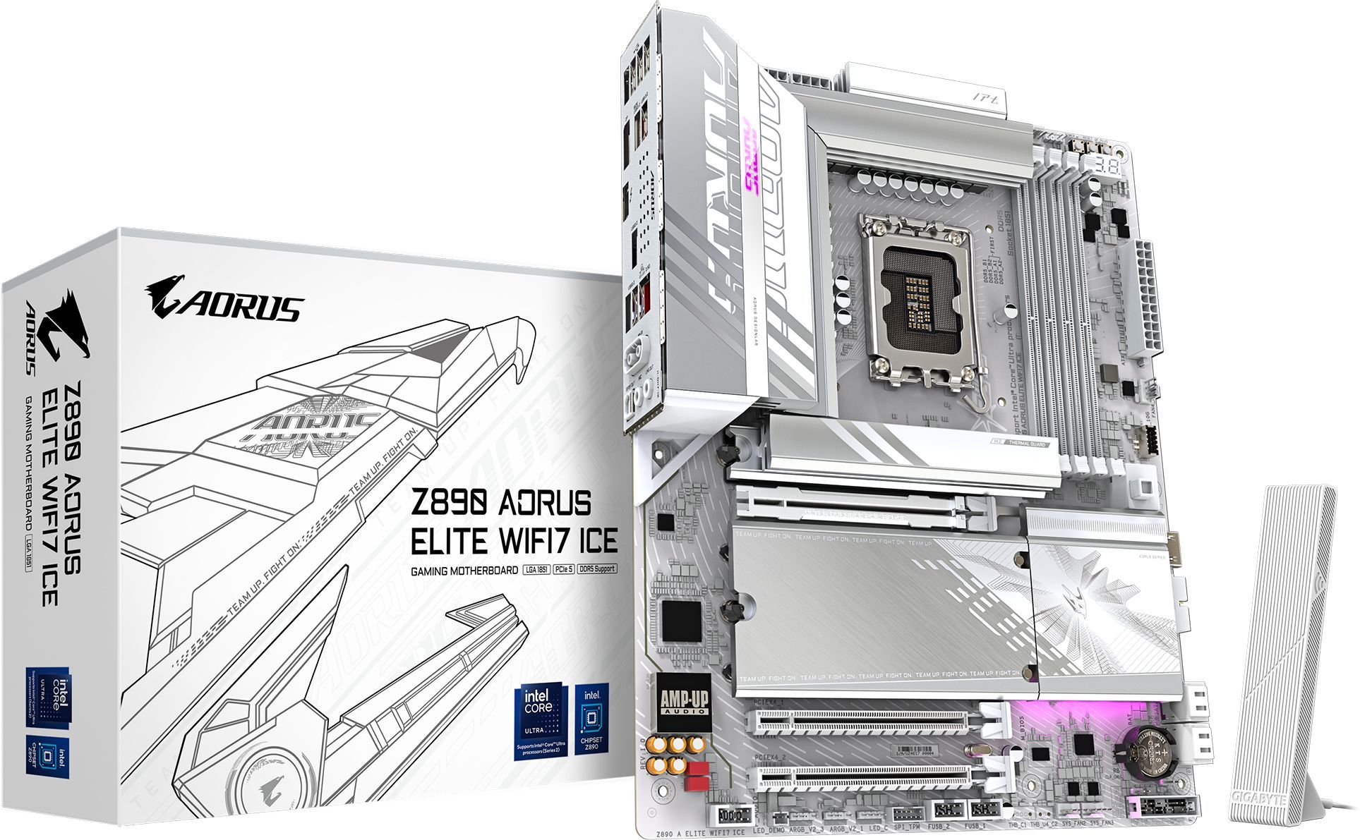 Gigabyte Материнская плата Z890 AORUS ELITE WIFI7 ICE DDR5