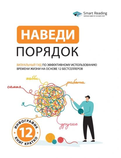 Наведи порядок. Визуальный гид по эффективному использованию времени жизни на основе 12 бестселлеров | Smart Reading | Электронная книга