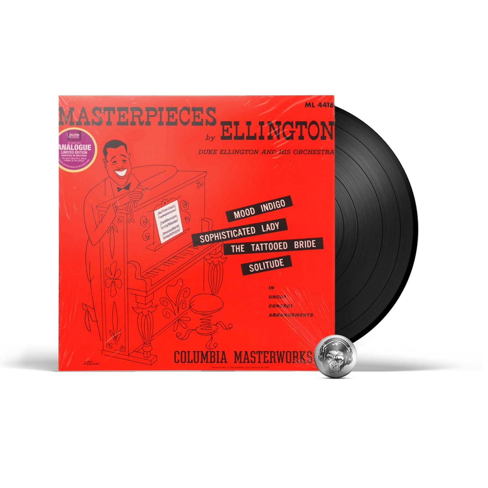 Виниловая пластинка Duke Ellington - Masterpieces (Analogue) (1LP) 2017 Pure Pleasure Gatefold