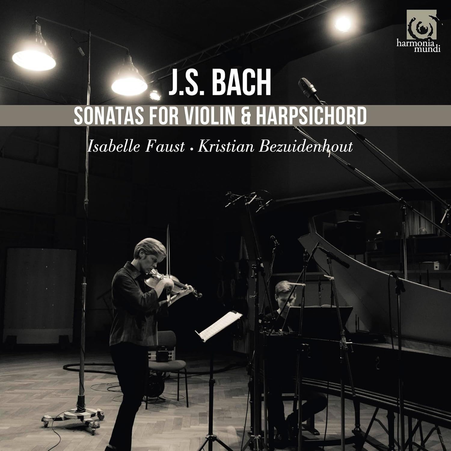 Музкальный диск Isabelle Faust & Kristian Bezuidenhout - Bach: Sonatas For Violin & Harpsichord (2CD) 2018 Harmonia Mundi Digipack