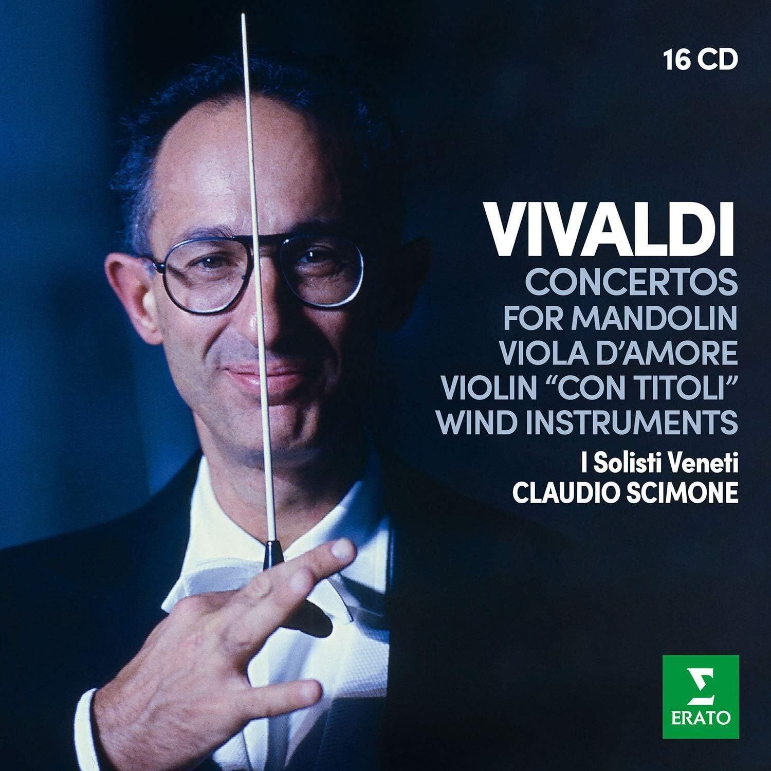 Боксет Claudio Scimone - Vivaldi: Concertos For Mandolin, Viola D'amore, Violin "Con Titoli", Wind Instruments (Box) (16CD) 2019 Warner Papersleeves In Box