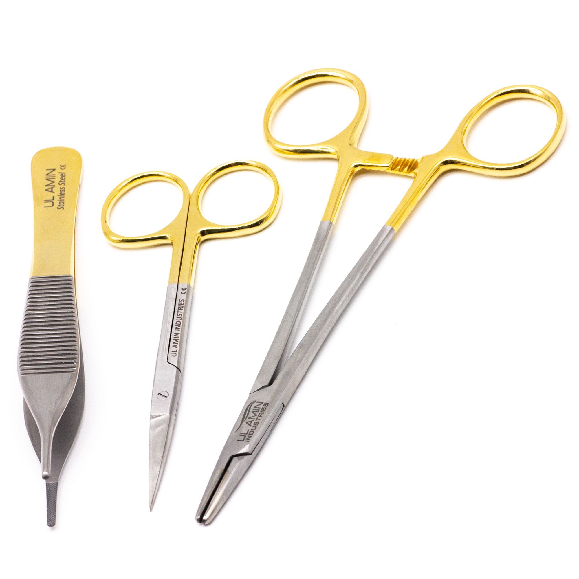 Набор хирургический с иглодержателем Майо-Гегар (Mayo-Hegar) TC Gold 15 см