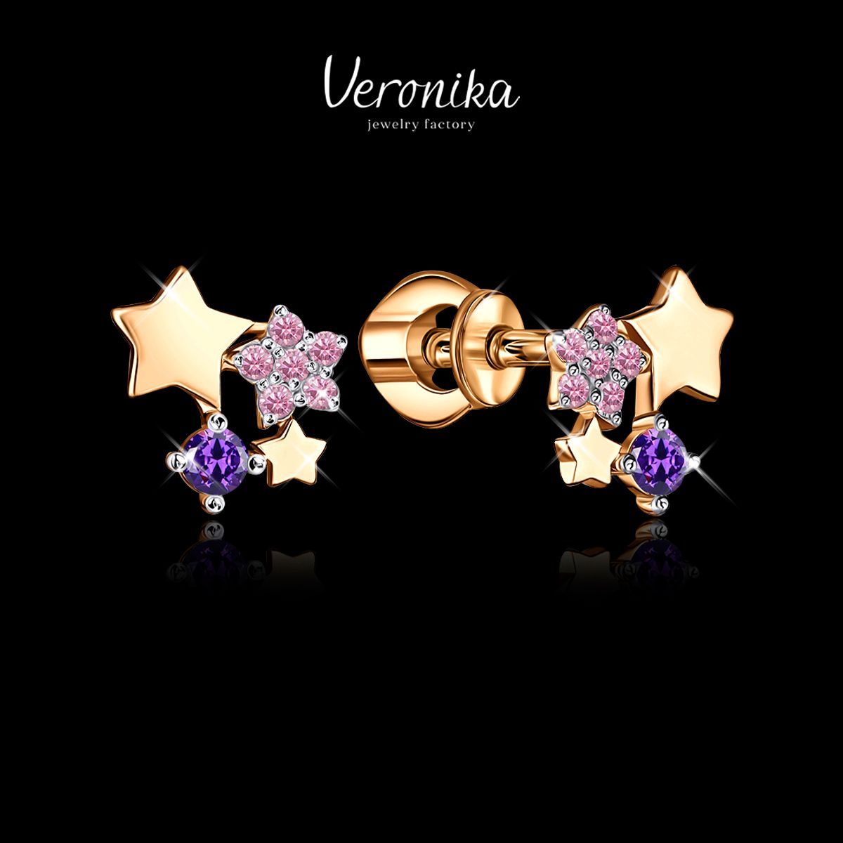 VeronikajewelryfactoryСерьгиженскиесеребро925пробыпусетыгвоздики