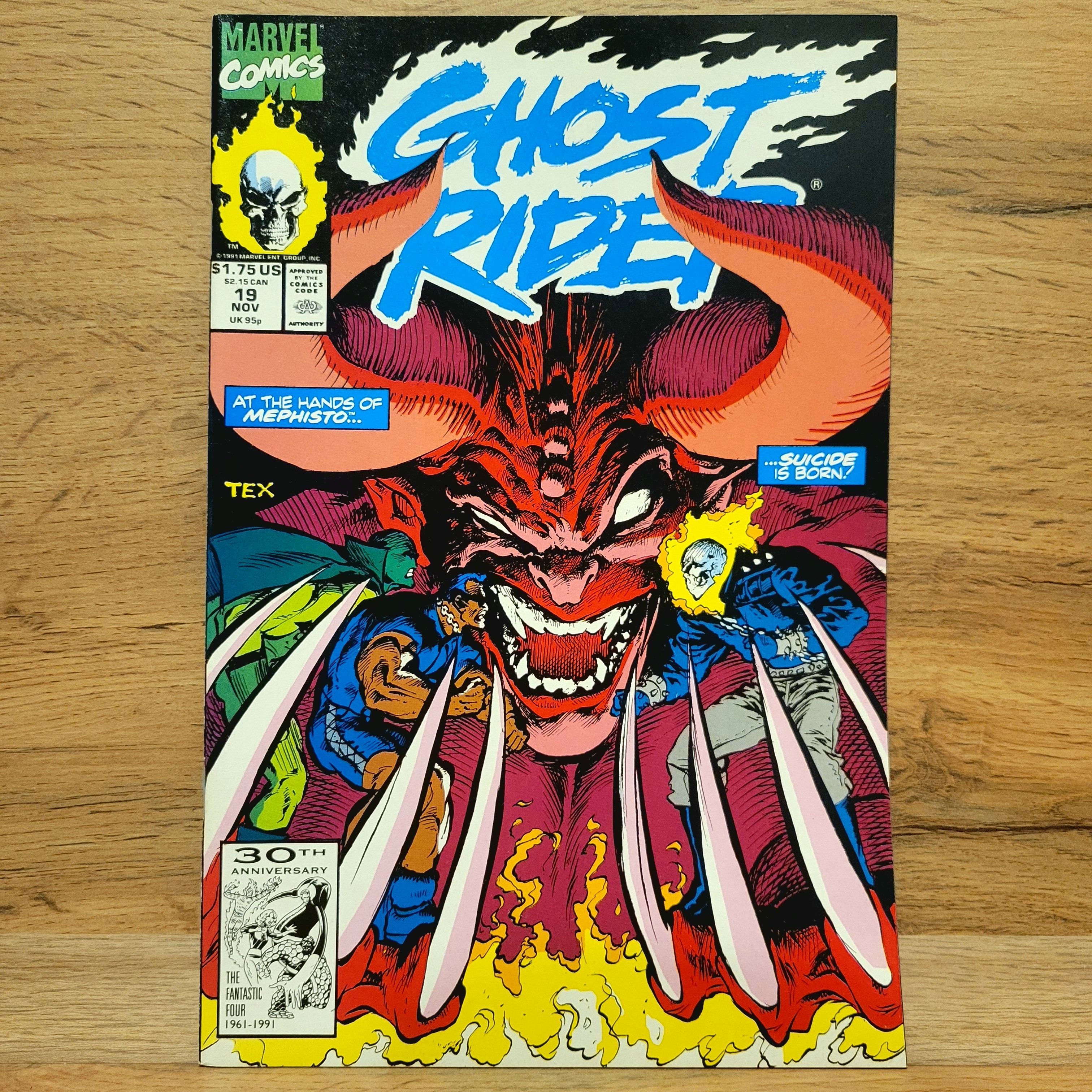 Ретро Комикс Ghost Rider #19. 1991 Год. | Lee