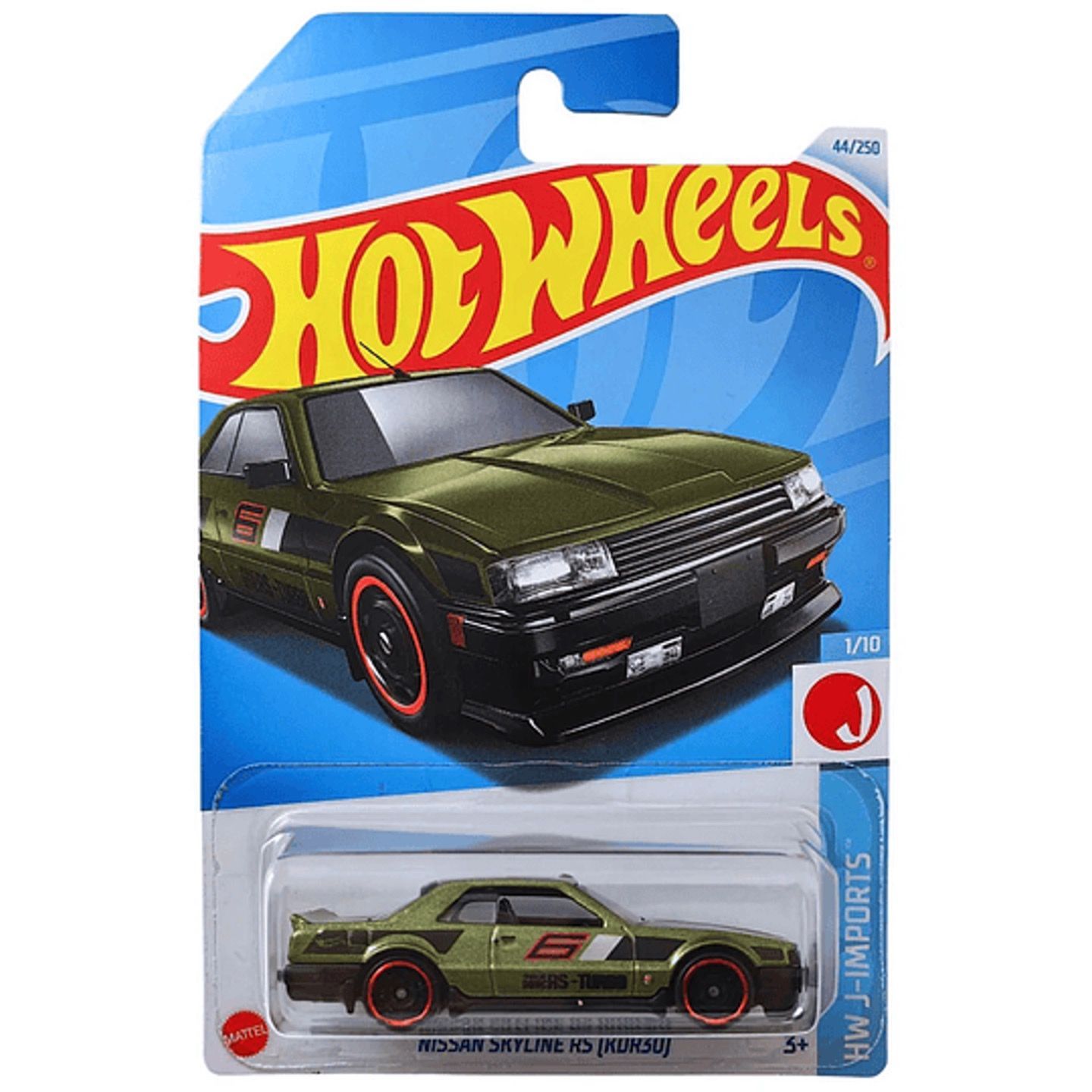 HTD06 Hot Wheels машинка металлическая игрушка коллекционная масштабная модель Nissan Skyline RS Кейс 2024