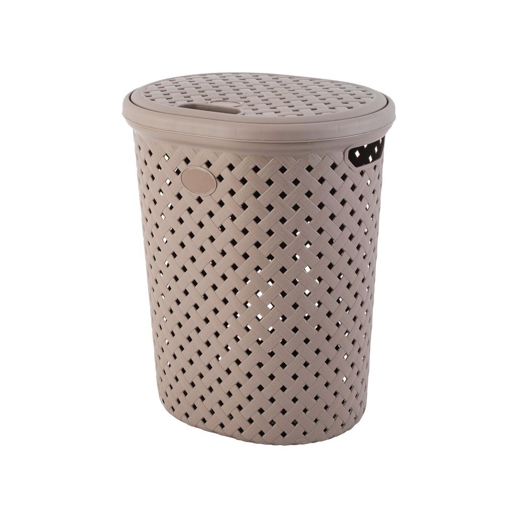 Корзинадлябельяplastteamrattan42л41,5x33x51шоколадмокко