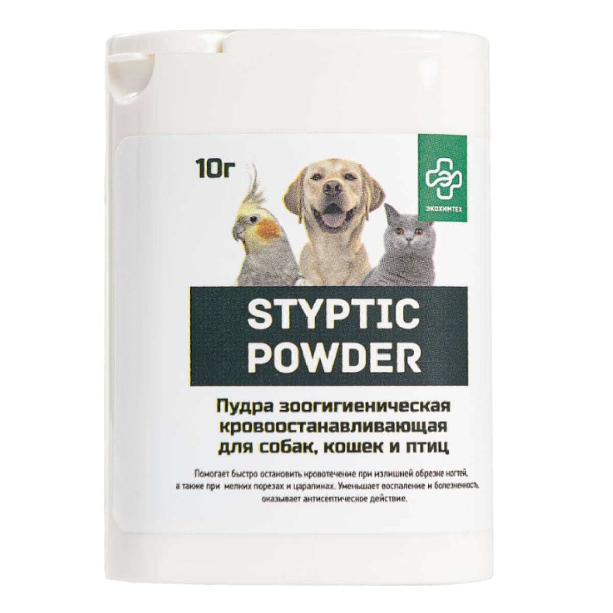 STYPTIC POWDER пудра кровоостанавливающая для собак, кошек и птиц, 10 г