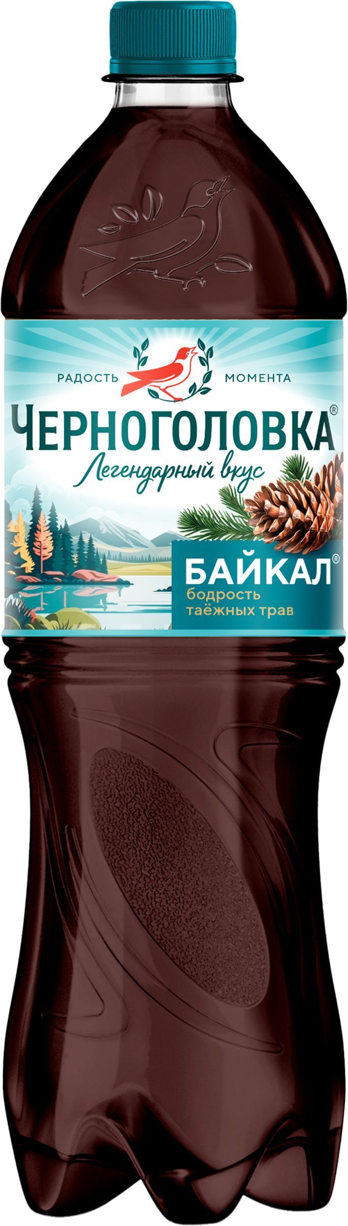 Напиток безалкогольный ЧЕРНОГОЛОВКА Байкал сильногазированный ПЭТ, 1L