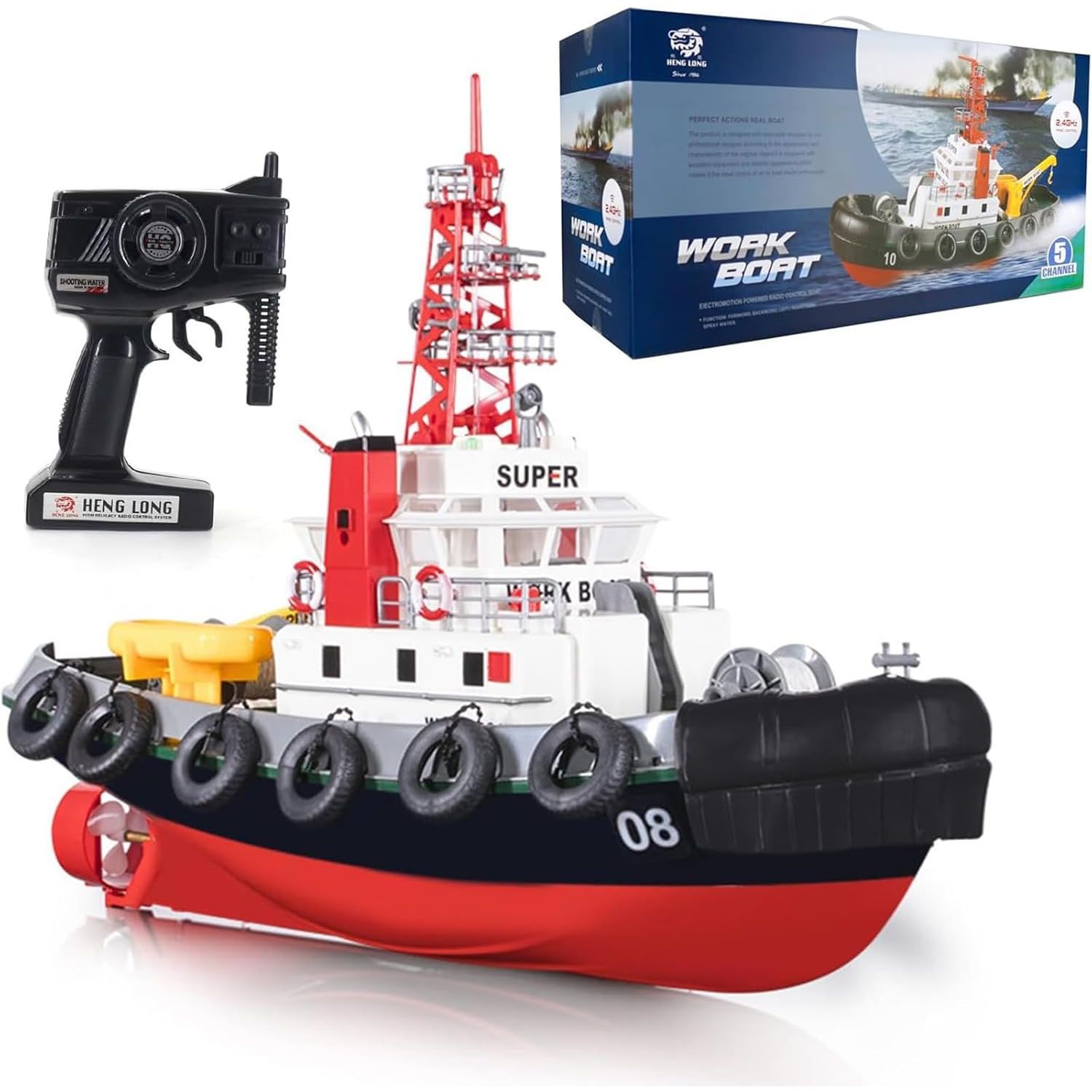 РадиоуправляемыйбуксирHengLongSeaportWorkBoat2.4G-3810