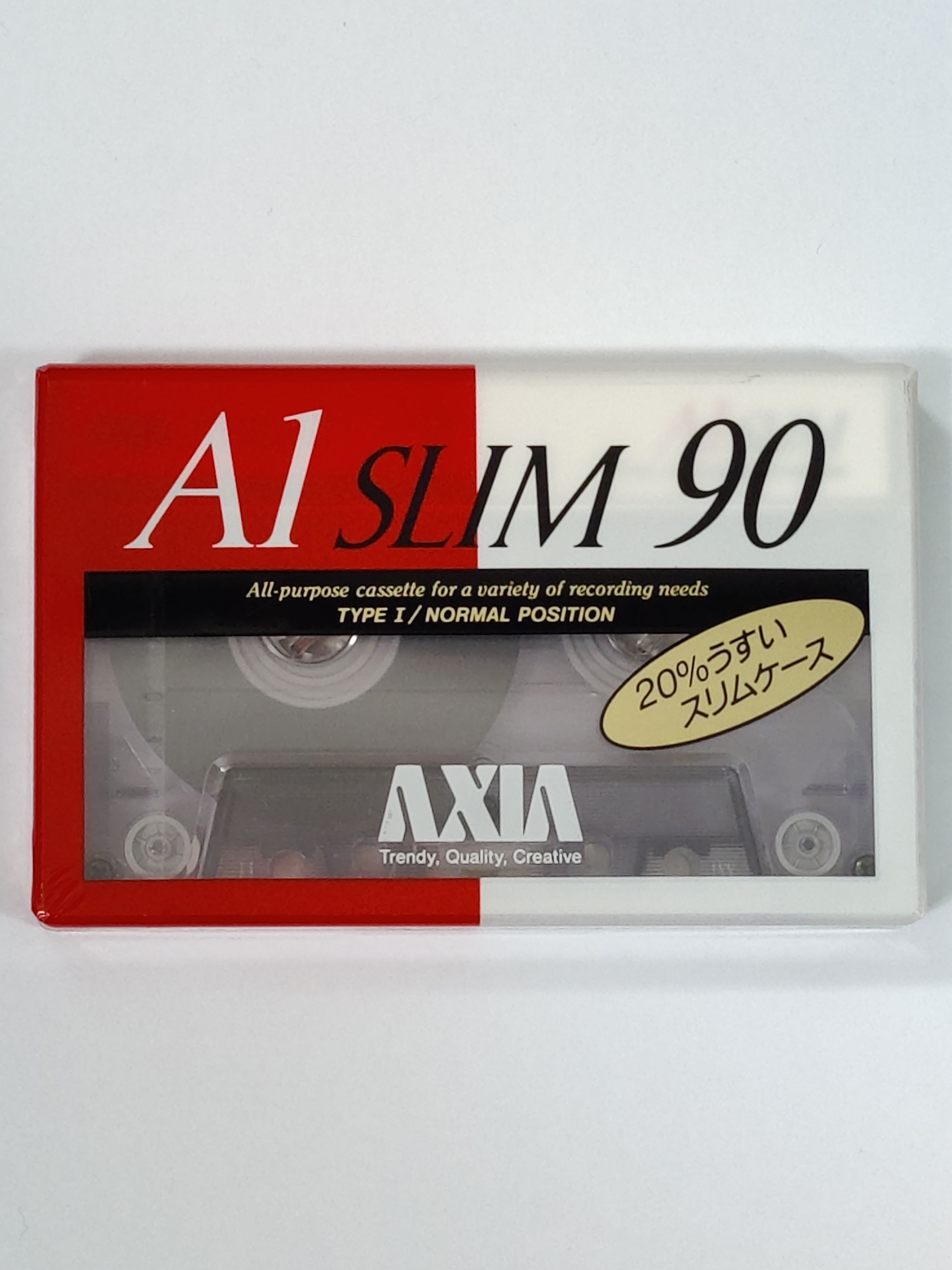 Аудиокассета запечатанная AXIA A1 Slim 90