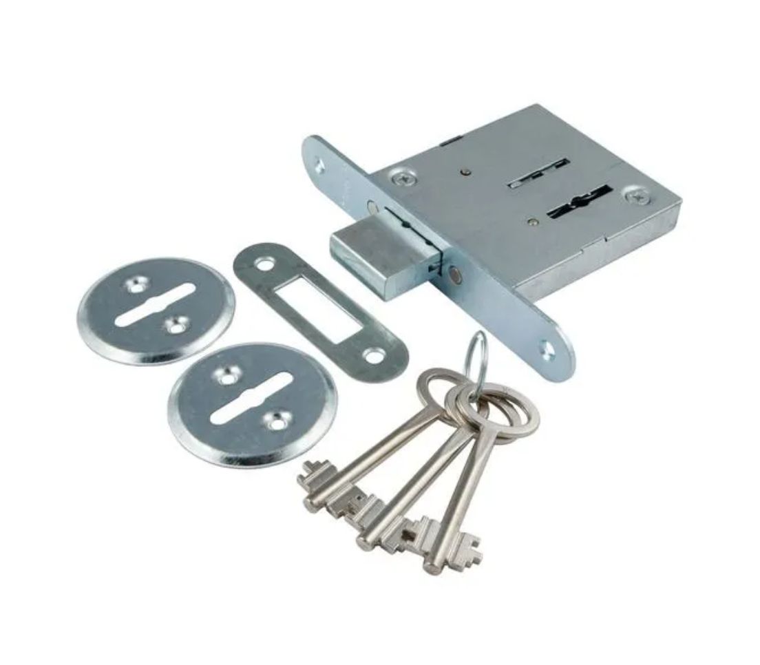 Замок врезной сувальдный, ригельный Зенит ЗВ8-4.1 - универсальный.