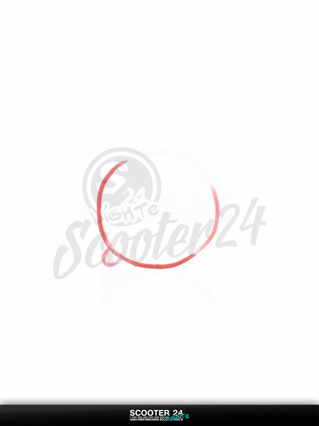 Прокладка поплавковой камеры карбюратора на мопед Delta, Active / Дельта Актив "SALO" (красная)