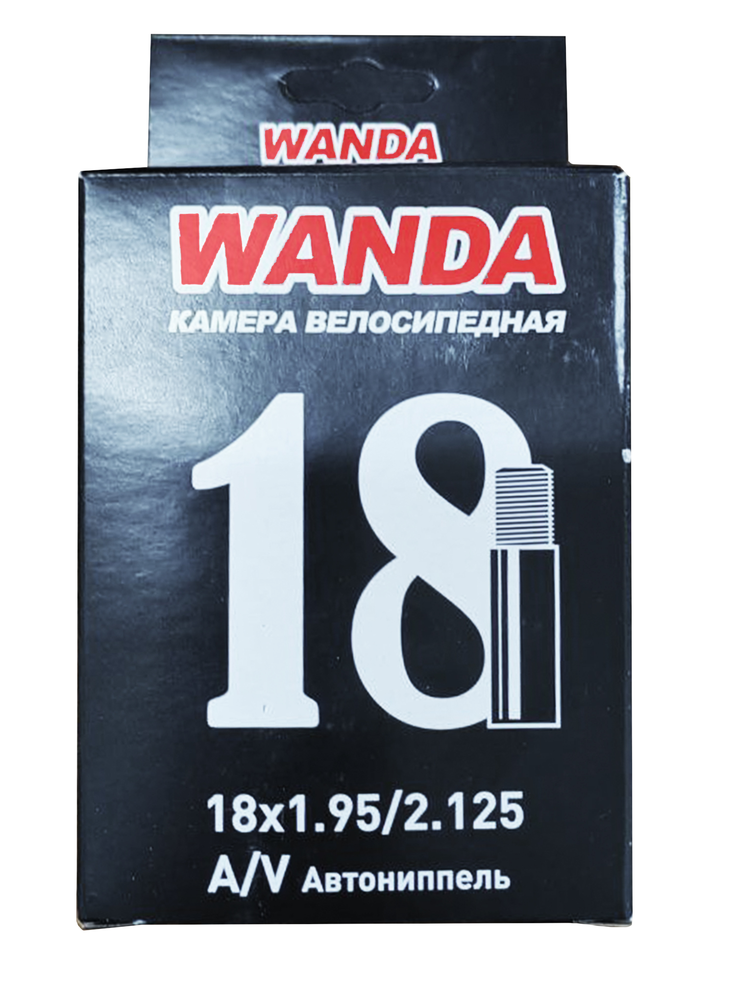 Wanda Камера велосипедная 18 дюймов, 18х1.95/2.125, AV 33 мм — WANDA TYRE — Товары для велоспорта — фото 2