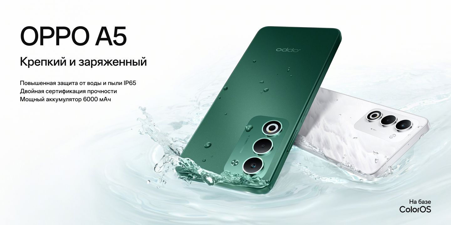 OPPO Смартфон OPPO A5 Ростест (EAC) 8/256 ГБ, зеленый(图1)