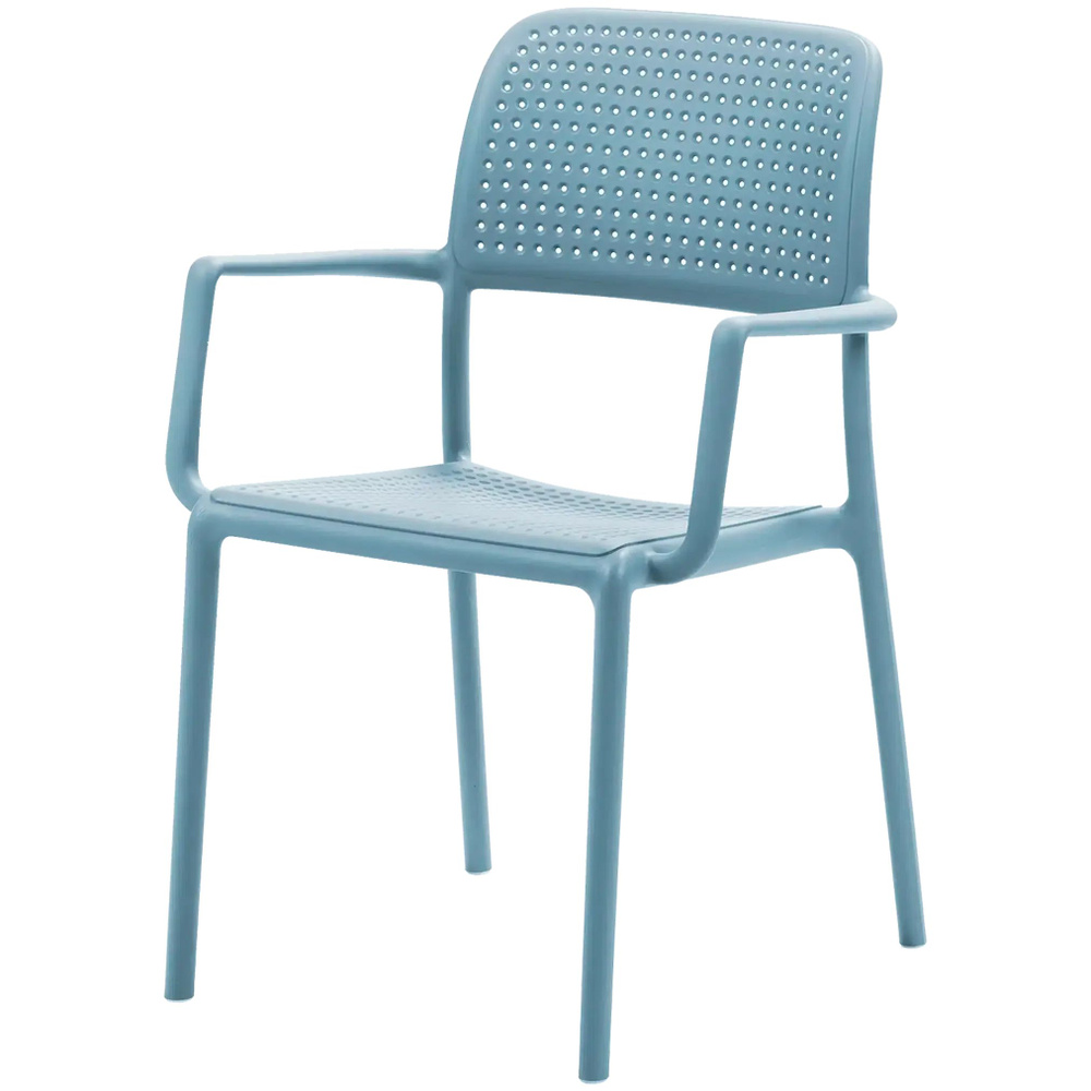 Кресло NARDI Bora - 2 шт., для улицы, пластиковое, цвет челесте/голубой Размер кресла Ш585хГ570хВ860 #1