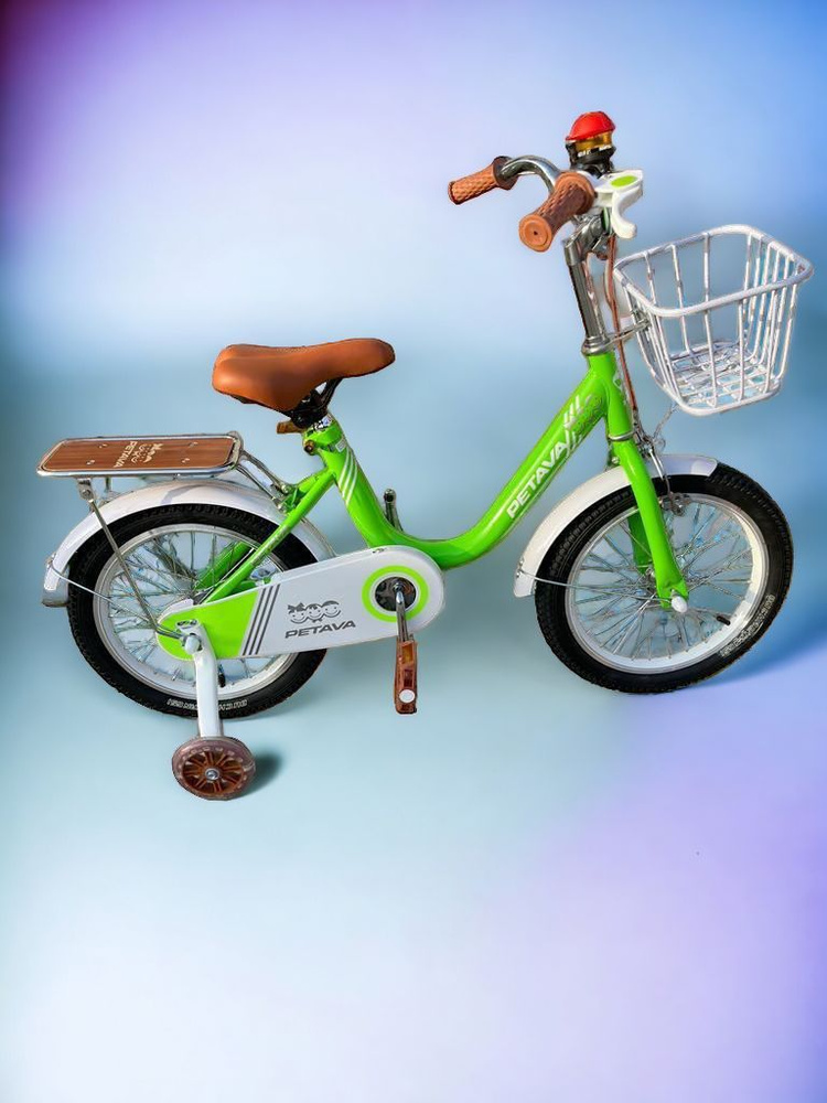Детский велосипед TC-8/16 зелёного цвета #1