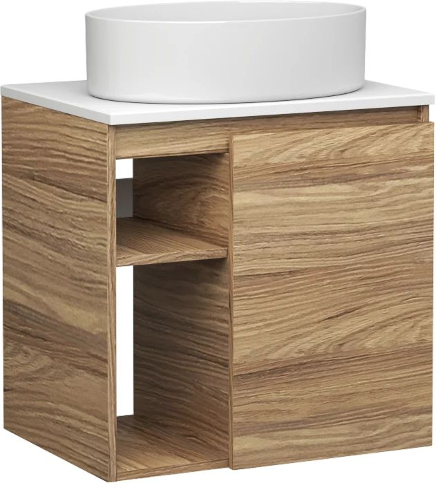 Тумба с раковиной Bauedge Dream Blackwood 60 подвесная, 60 см ...