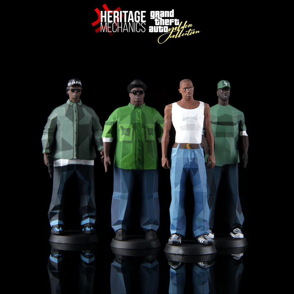GTA фигурки набор Grove street - купить с доставкой по выгодным ценам в ...