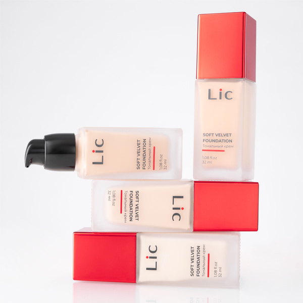Lic Крем тональный Soft velvet foundation тон 03Y 32 мл - купить с ...