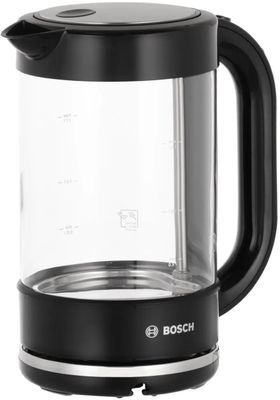 Bosch Электрический чайник TWK70B03 1.7л. 2400Вт черный (корпус: стекло ...