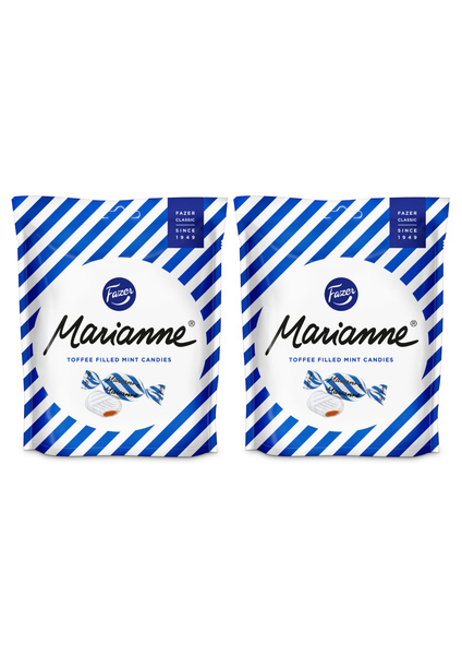 Конфеты Fazer Marianne мятные с ирисом 2х220g - купить с доставкой по ...