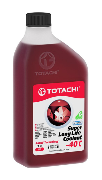 Охлаждающая жидкость TOTACHI Super Long Life Coolant Red -40c 1л (41801 ...