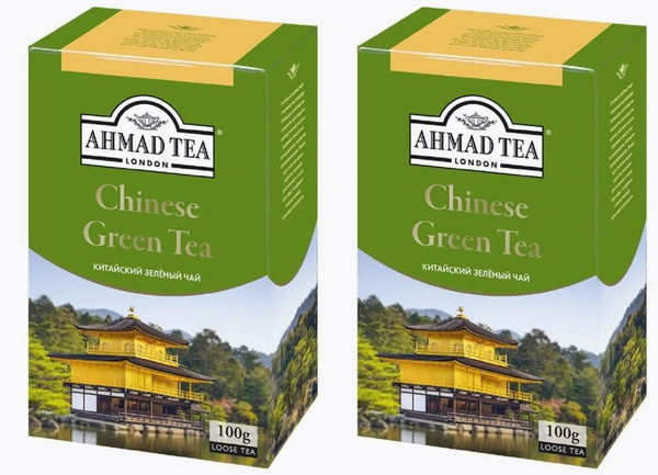 Ahmad Tea Чай зеленый Китайский, листовой, 100 г, 2 шт - купить с ...