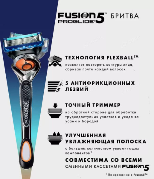 Gillette Fusion5 Мужская Бритва 1 кассета с 5 лезвиями с углеродным ...