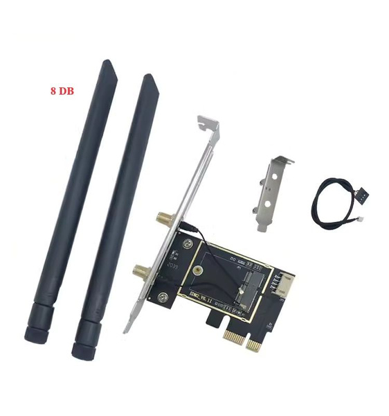 Fenvi Антенна для сетевого оборудования Переходник M.2 to PCIE для Wi ...