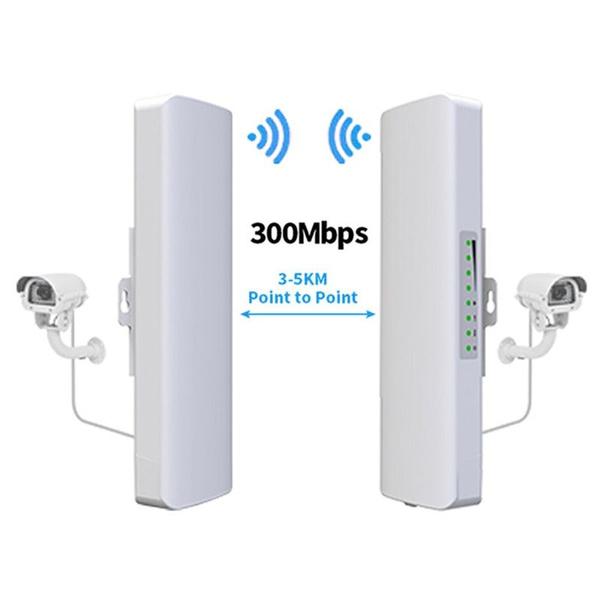 Wi-Fi-мост COMFAST Точка доступа Outdoor роутер wi fi 3-5km 300Mbps 2 ...
