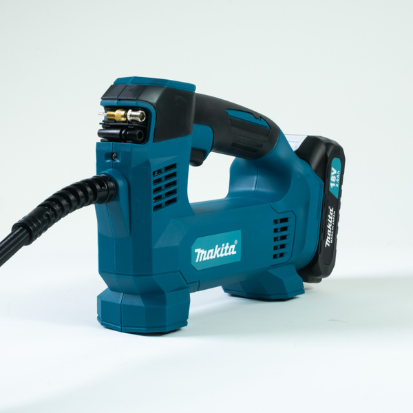 Аккумуляторный автомобильный компрессор насос Makita DMP180 18V 2.0AH ...