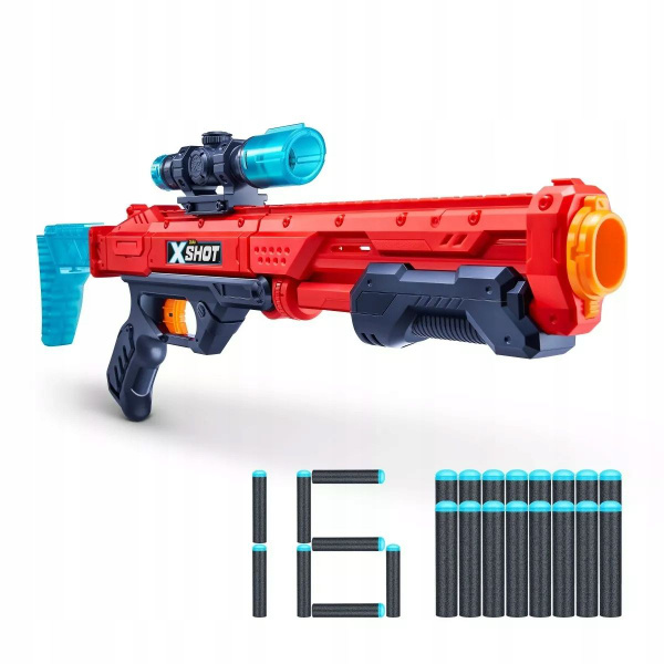 Игрушечное оружие X-Shot Excel Hawk eye - Пусковая установка с 16 ...
