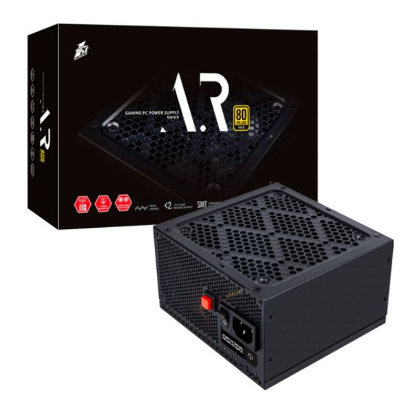 Блок питания 1STPLAYER AR (PS-750AR) черный - 750Вт, ATX 24-пин, 4 pin ...