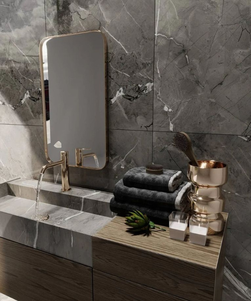 Плитка Керамогранит Fiorde dark 60х120см керамогранит напольный ...