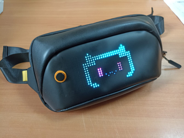 Поясная сумка с LED-дисплеем пиксельный гибкий экран - купить с ...