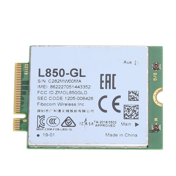 Fibocom L850-GL 4G LTE Cat9 M.2 сотовый модуль WWAN модем XMM 7360 для ...