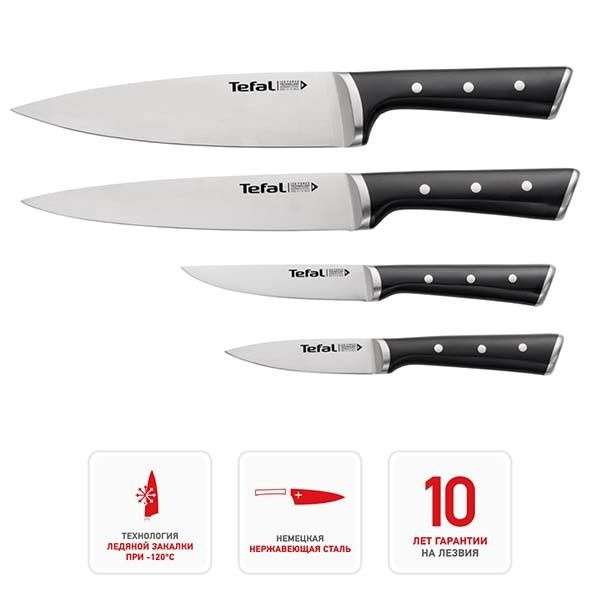 Набор кухонных ножей Tefal купить по низкой цене с доставкой в интернет ...